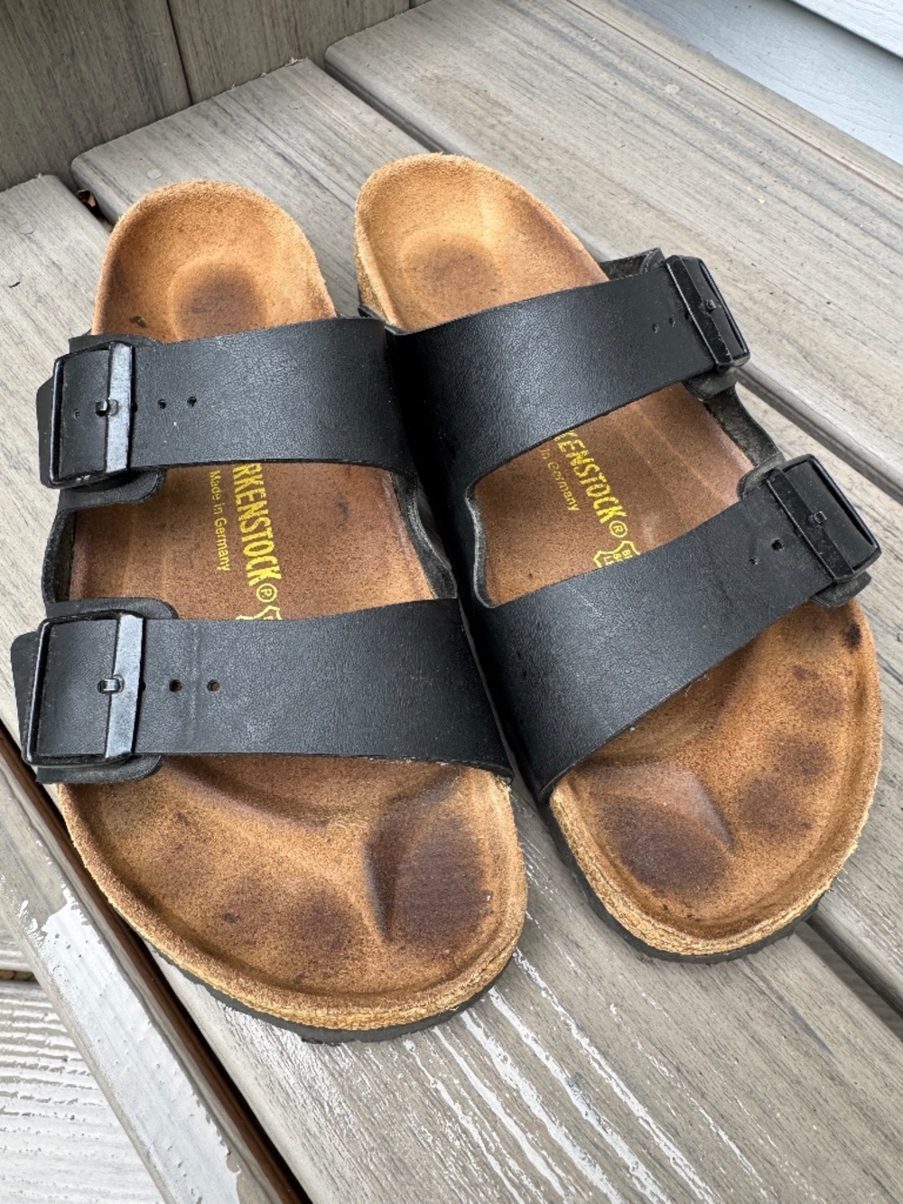 Birkenstock Arizona 42 regular black leather